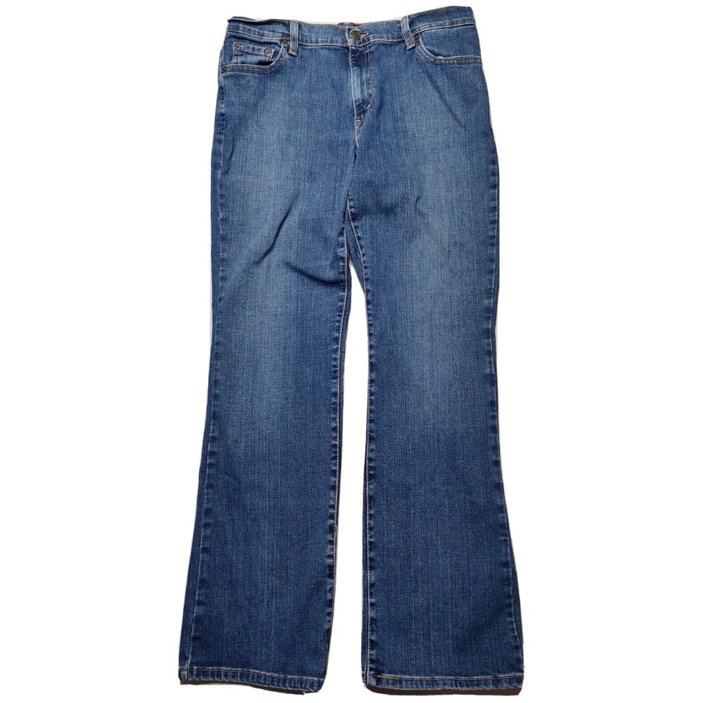 VTG Y2K LEVIS 550 BOOTCUT Women Size 12M Relaxed Fit Denim‎ Blue Jeans